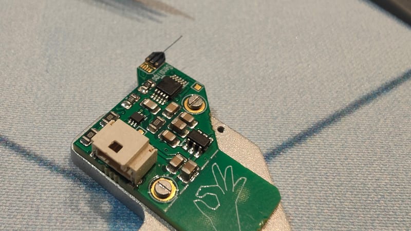 SensiTips microforce sensor on its holder