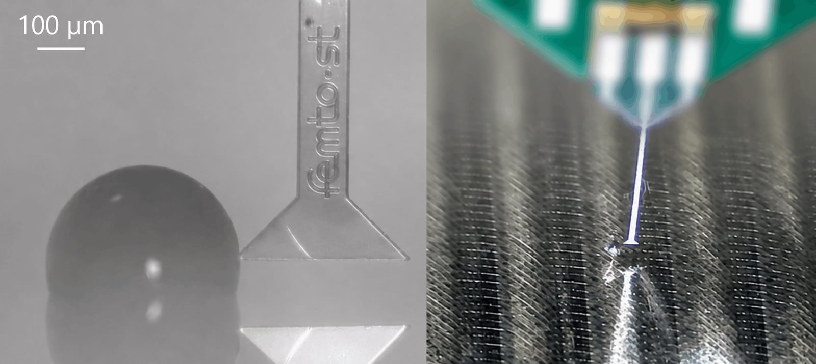 Mesure de microforces sur un micro-objet très souple